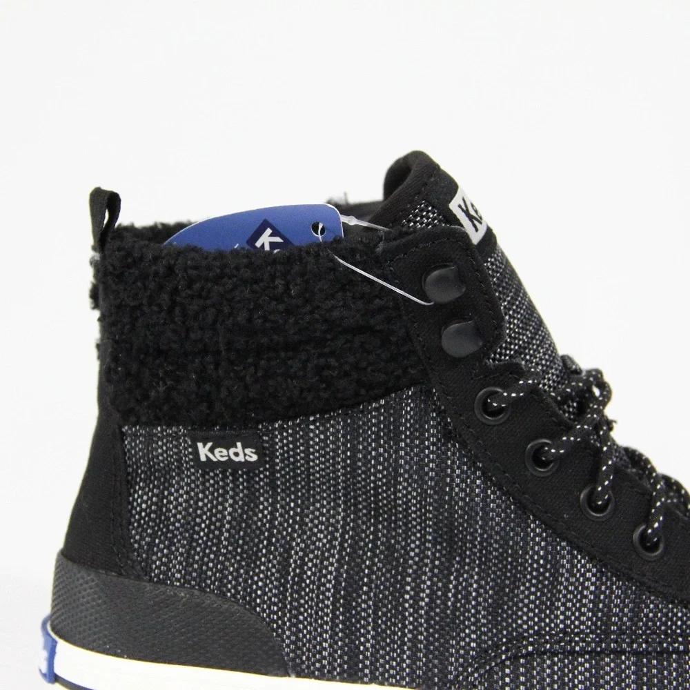 Keds Scout Sneaker Boots NEW Women Casual Bootie sz 6.5 High Top Shoes Faux fur